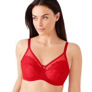 Retro Chic Full Figure Underwire Bra 34DD NWOT